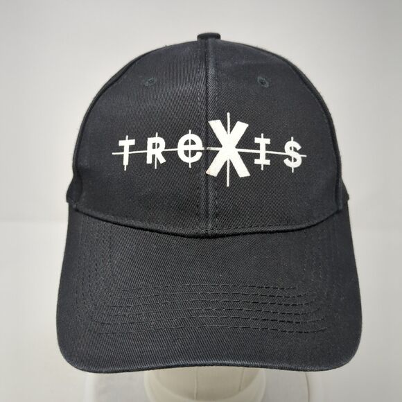 Trexis Slideback Hat Black One Size Adjustable Vented Holes 6 Panel i Fashion - Picture 2 of 8